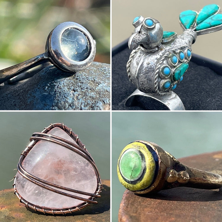 Vintage and Handmade Rings