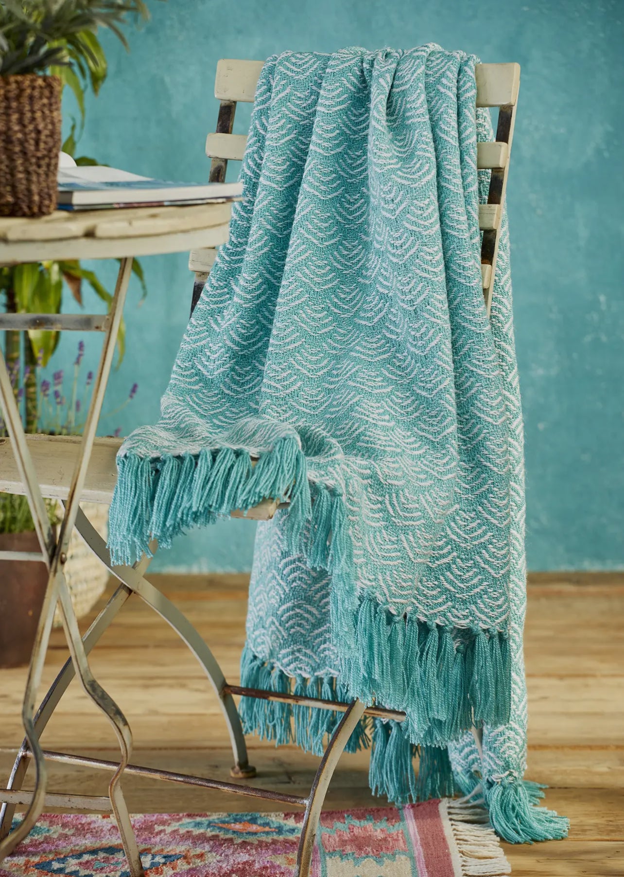 Ocean Waves Blanket - Made From Waste Plastic Bottles