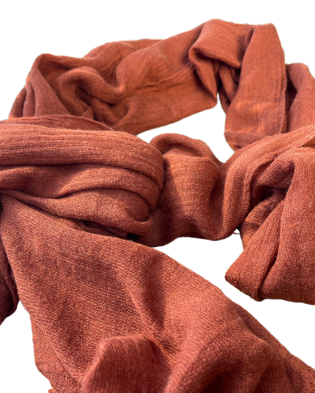 Super Soft Bamboo And Cotton Scarves. Burnt orange.