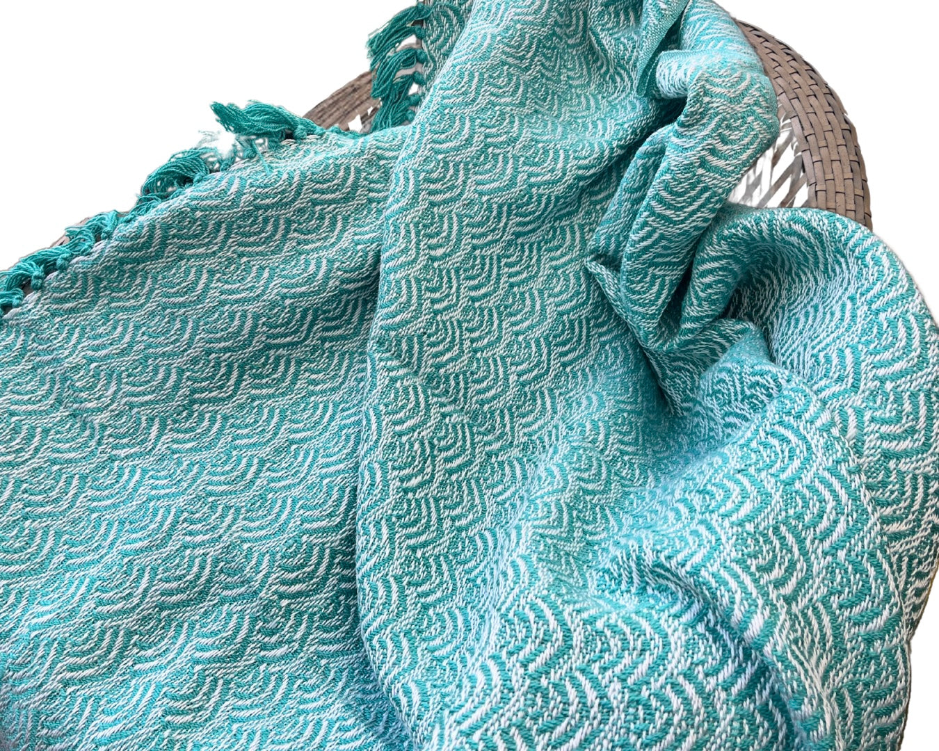 Ocean Waves Blanket - Made From Waste Plastic Bottles