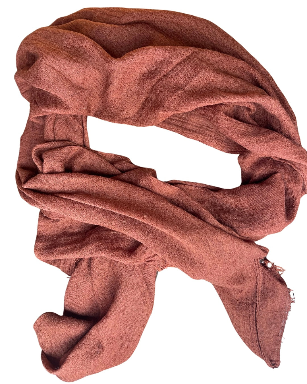 Super Soft Bamboo And Cotton Scarves. Burnt orange.