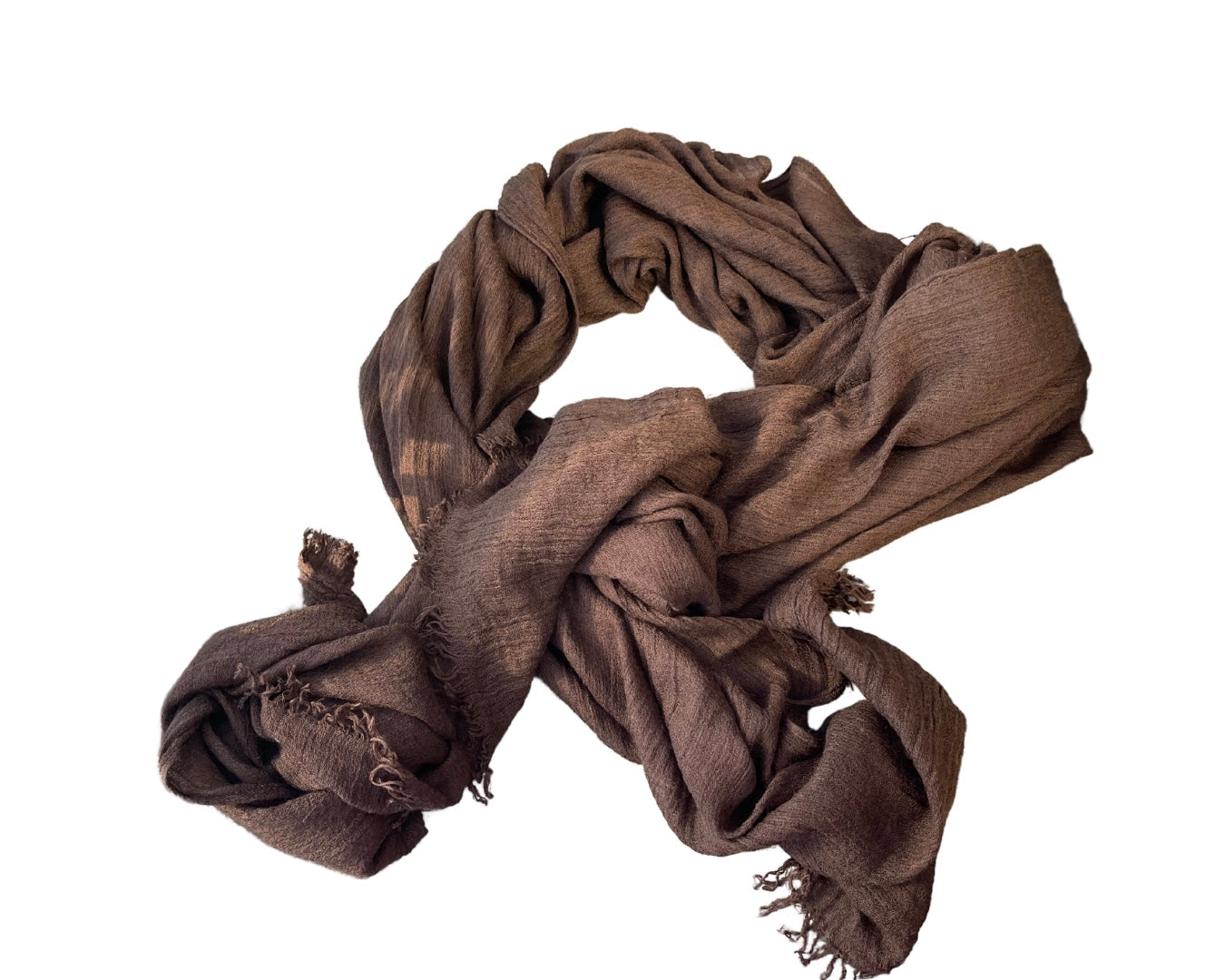 Super Soft Bamboo And Cotton Scarves. Chocolate brown.