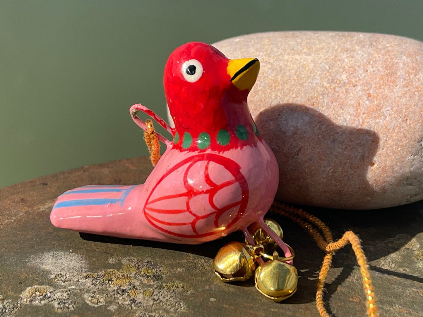 Set of 3 Paper Mache Birds - Fair Trade