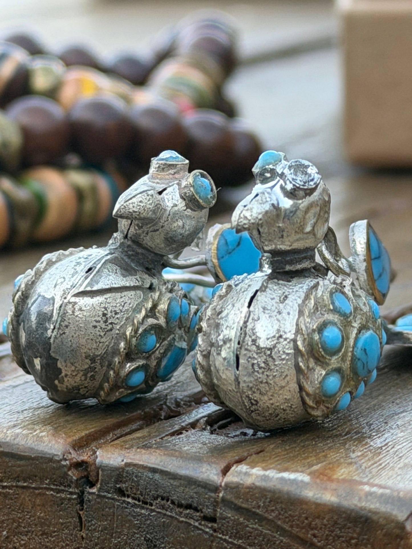Gypsy jewellery, vintage bird earrings, silver bird earrings, vintage bird jewellery, ethical jewellery,  gypsy earrings, unusual gift ideas