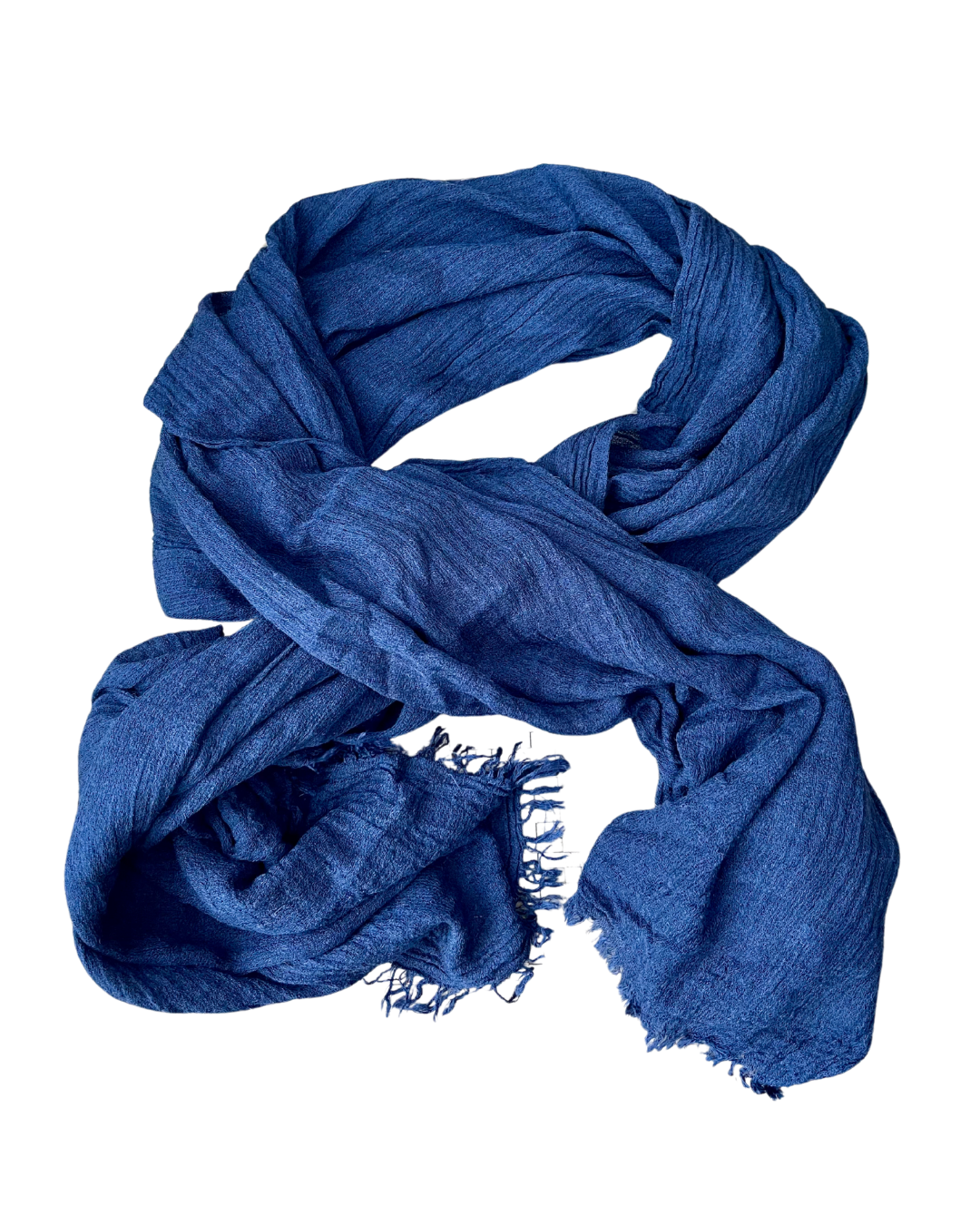 Super Soft Bamboo And Cotton Scarves. Navy Blue.