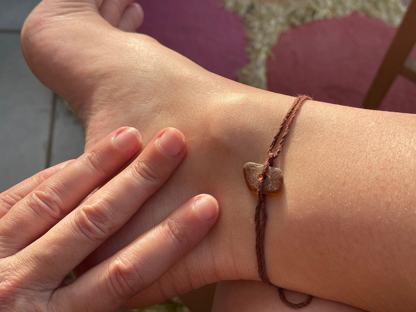 Boho sea glass anklets, unusual anklets, surf jewellery, gift for her, handmade, eco friendly jewellery, ethical jewellery, recycled anklets