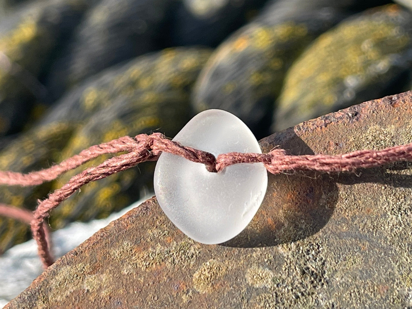 Boho sea glass anklets, unusual anklets, surf jewellery, gift for her, handmade, eco friendly jewellery, ethical jewellery, recycled anklets