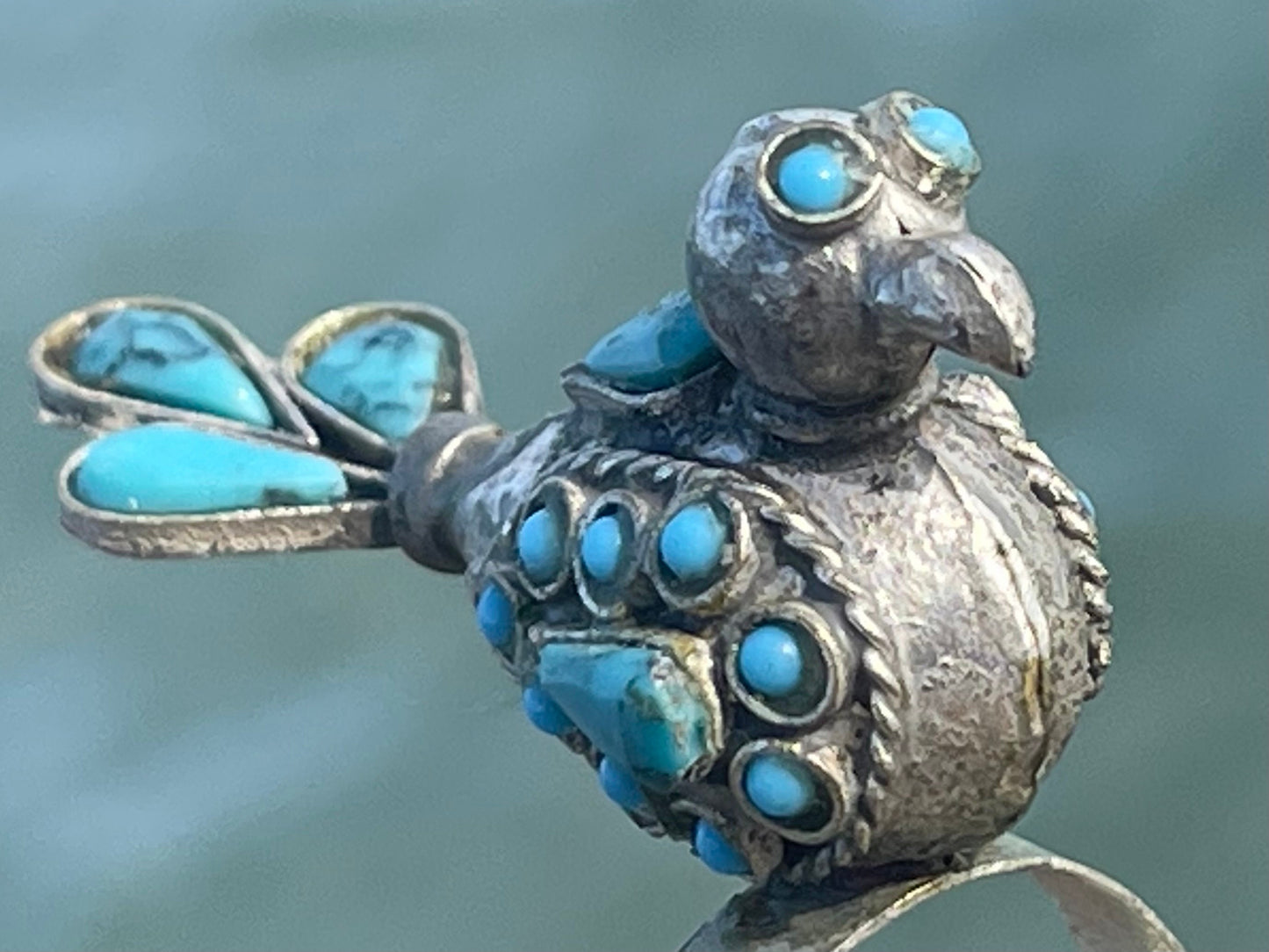 Gypsy jewellery, adjustable vintage bird ring, silver bird ring, vintage bird jewellery, ethical jewellery, gypsy ring, unusual gift for her