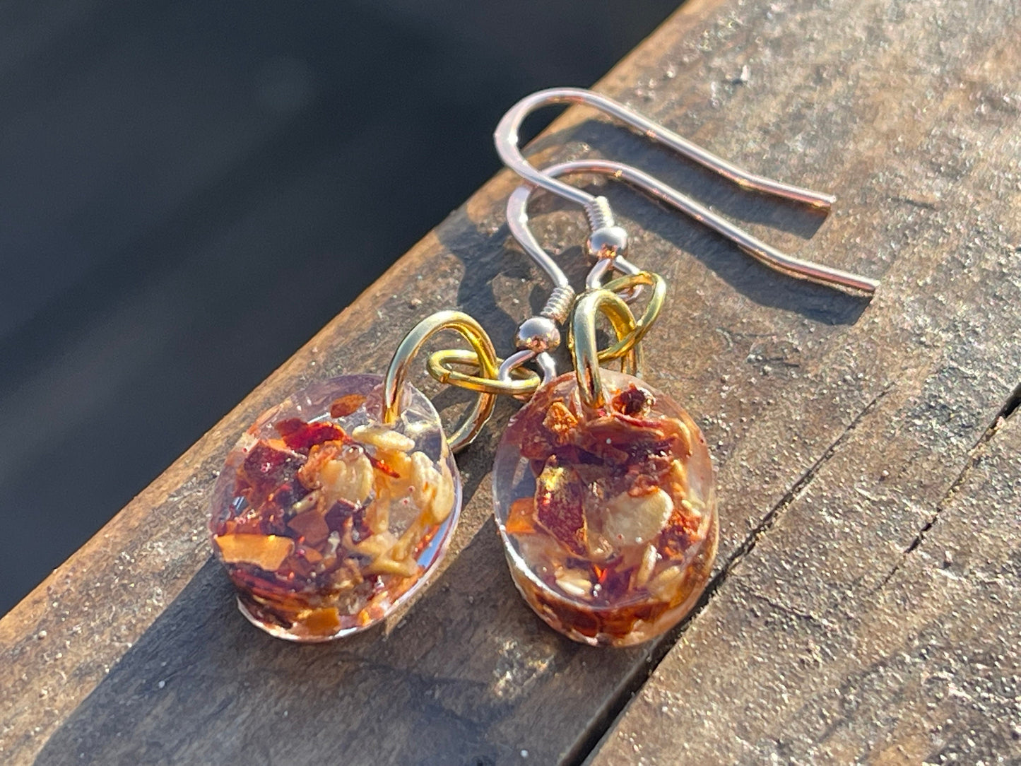 Chilli earrings. Gift for chilli lover, chilli gift, unique earrings, handmade earrings, funky earrings, your on fire. Unique jewellery