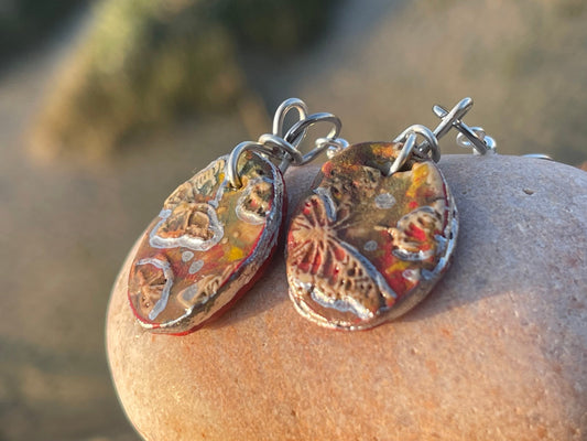 Handmade Butterfly Earrings, Unique Boho Jewellery, Ethical Gift for her