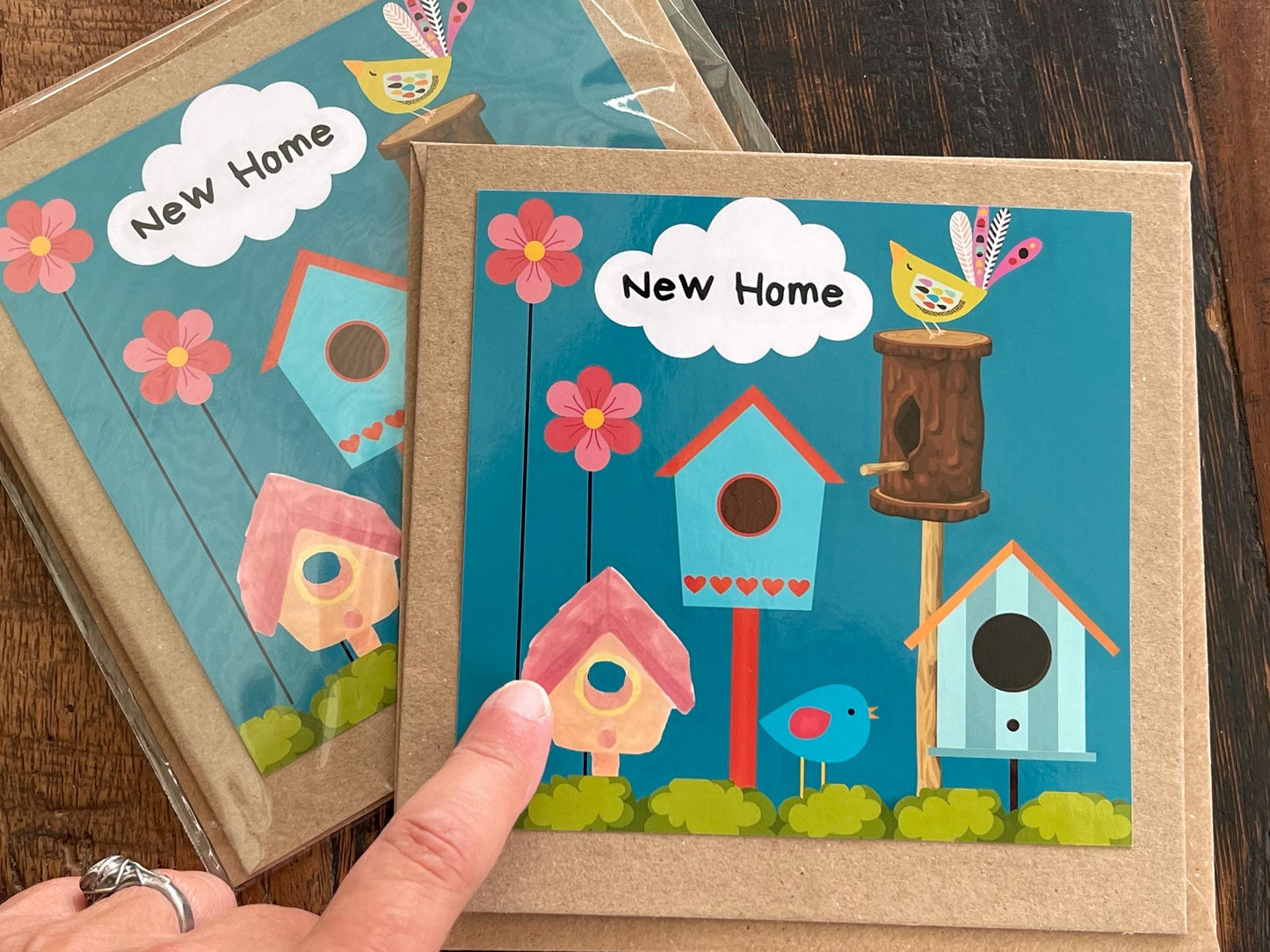 Recycled new home card, welcome to your new home, moving home card, moving house card, new house card, eco friendly new home cards.