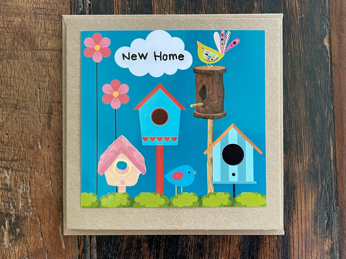 Recycled new home card, welcome to your new home, moving home card, moving house card, new house card, eco friendly new home cards.