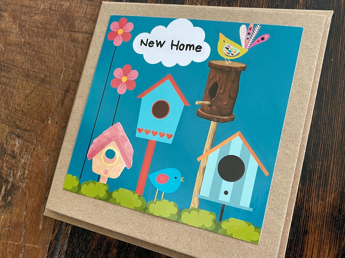 Recycled new home card, welcome to your new home, moving home card, moving house card, new house card, eco friendly new home cards.