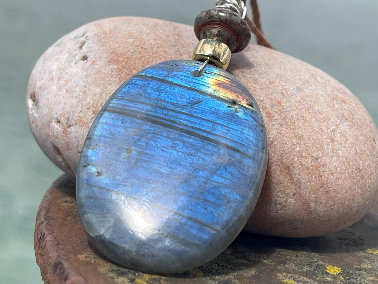 Labradorite necklace, labradorite jewellery, boho gift for her, unusual necklace, ethical jewellery, handmade necklace, labradorite pendant