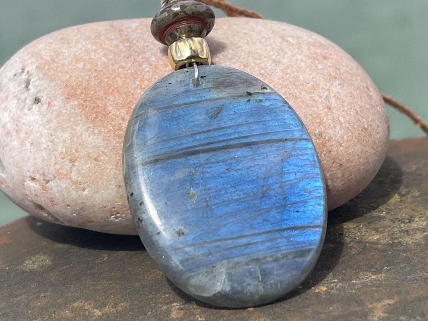 Labradorite necklace, labradorite jewellery, boho gift for her, unusual necklace, ethical jewellery, handmade necklace, labradorite pendant