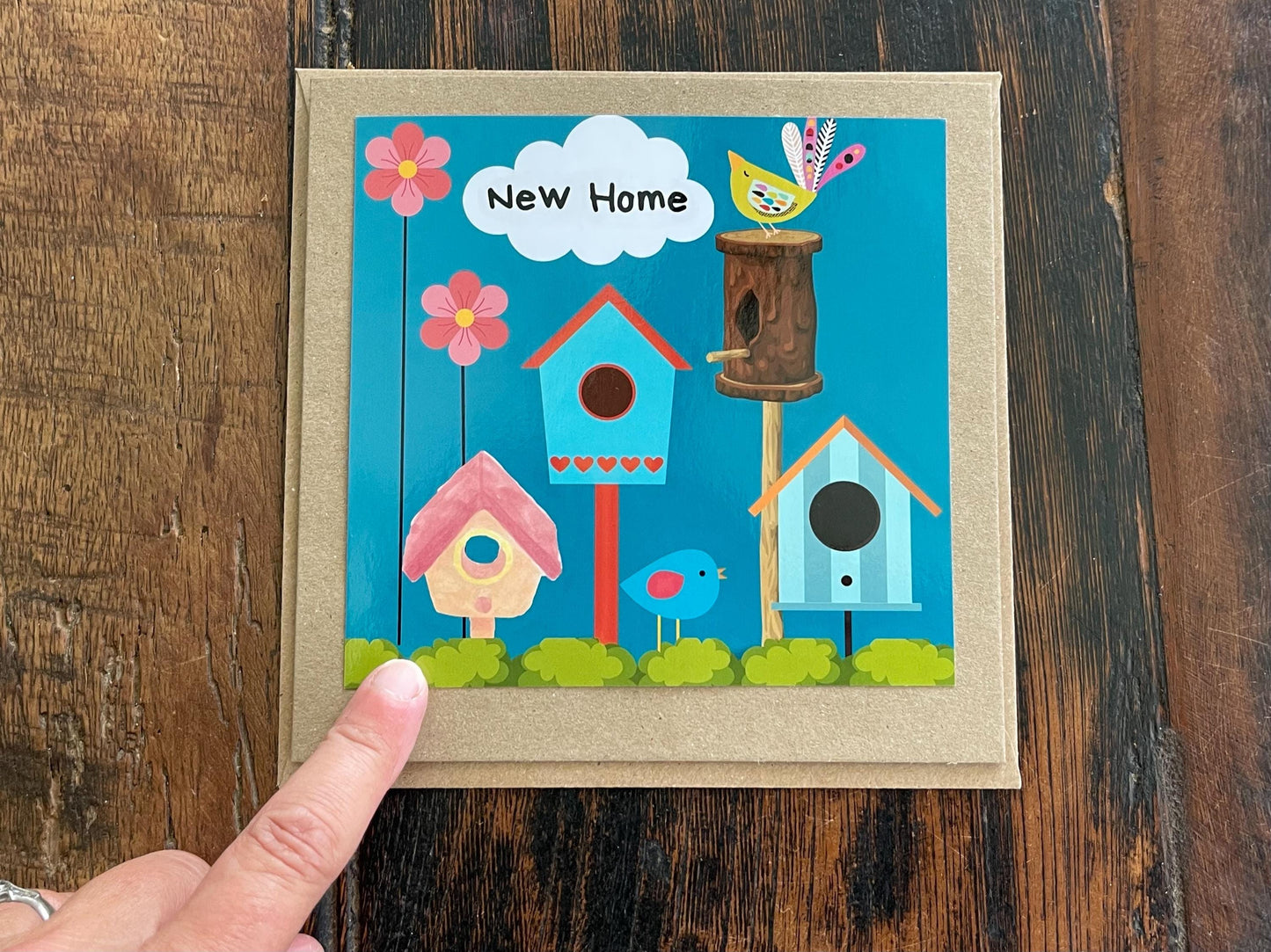 Recycled new home card, welcome to your new home, moving home card, moving house card, new house card, eco friendly new home cards.