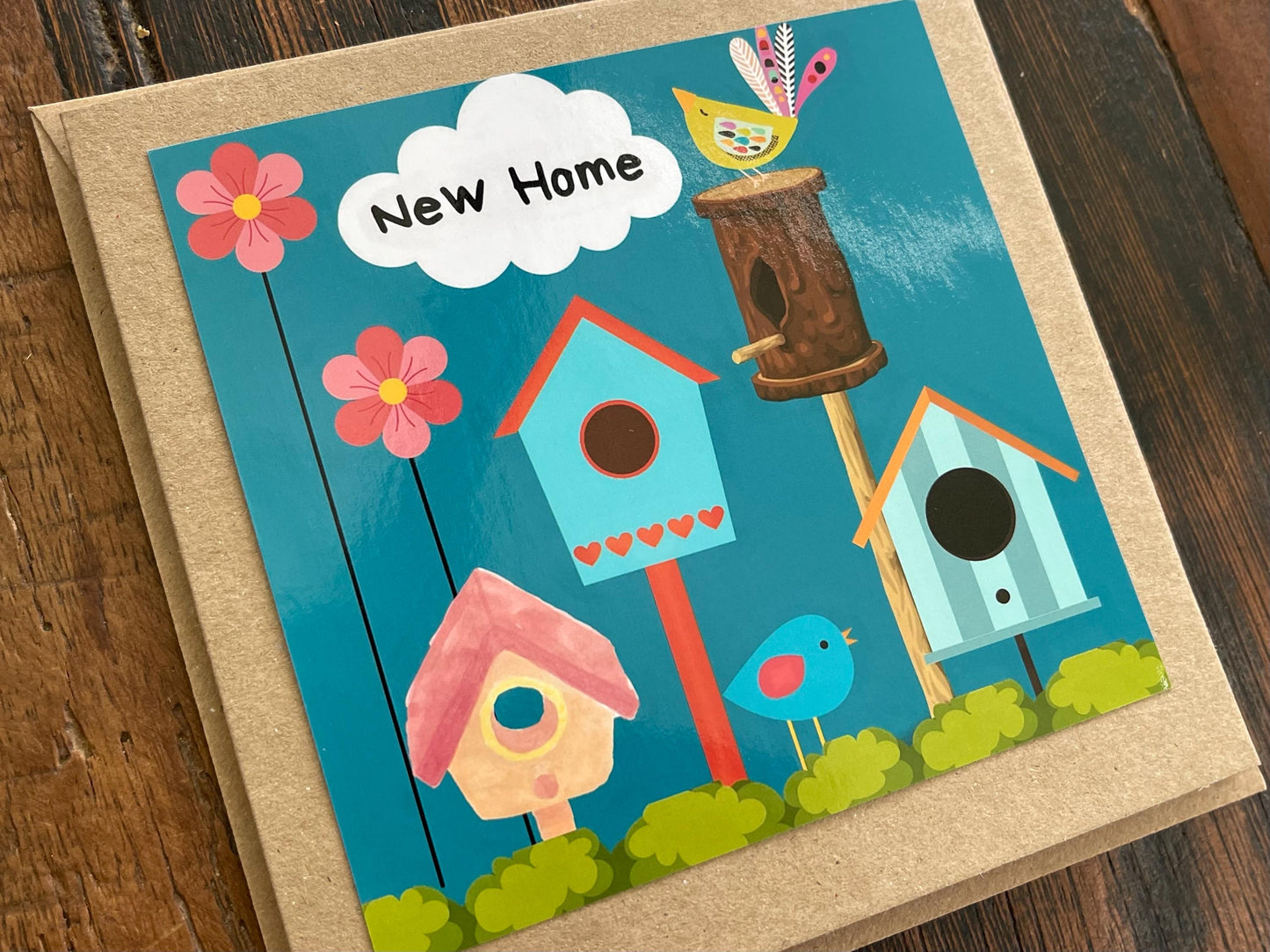 Recycled new home card, welcome to your new home, moving home card, moving house card, new house card, eco friendly new home cards.