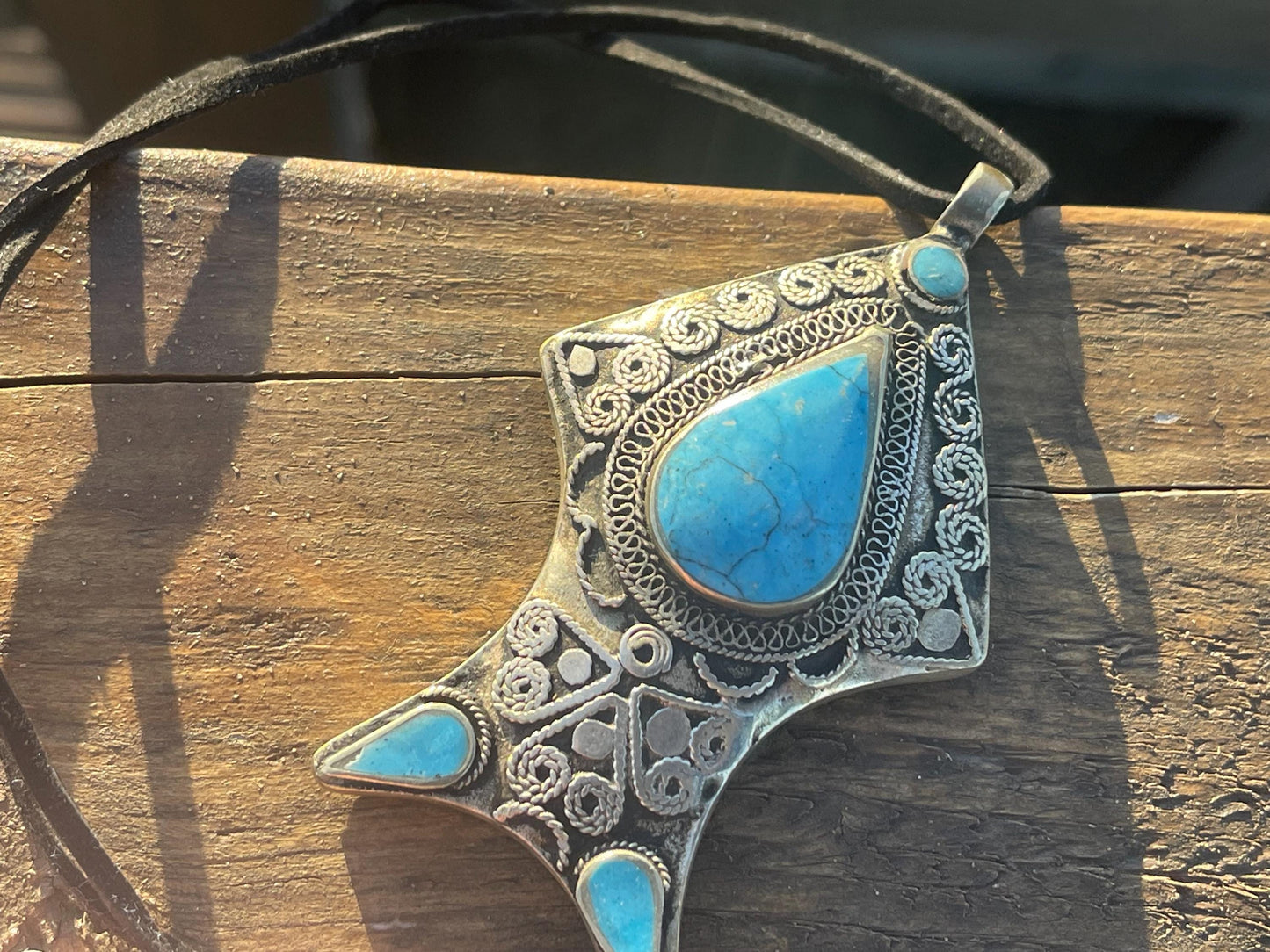 Gypsy jewellery, fish necklace, lapis necklace, vintage jewellery, ethical jewellery, fish pendant, boho necklace, unique necklace, boho