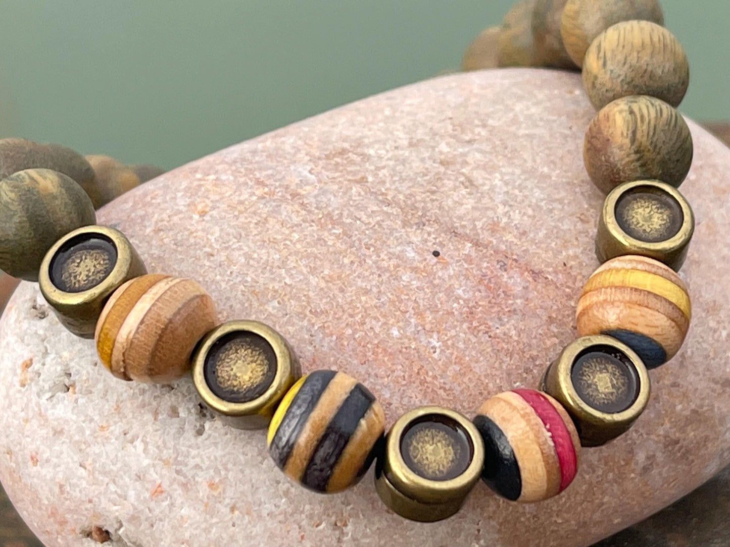 Handmade bracelet made from old skateboards. Skateboard bracelet. Unique gifts for men. Sustainable jewellery. Eco friendly bracelets.