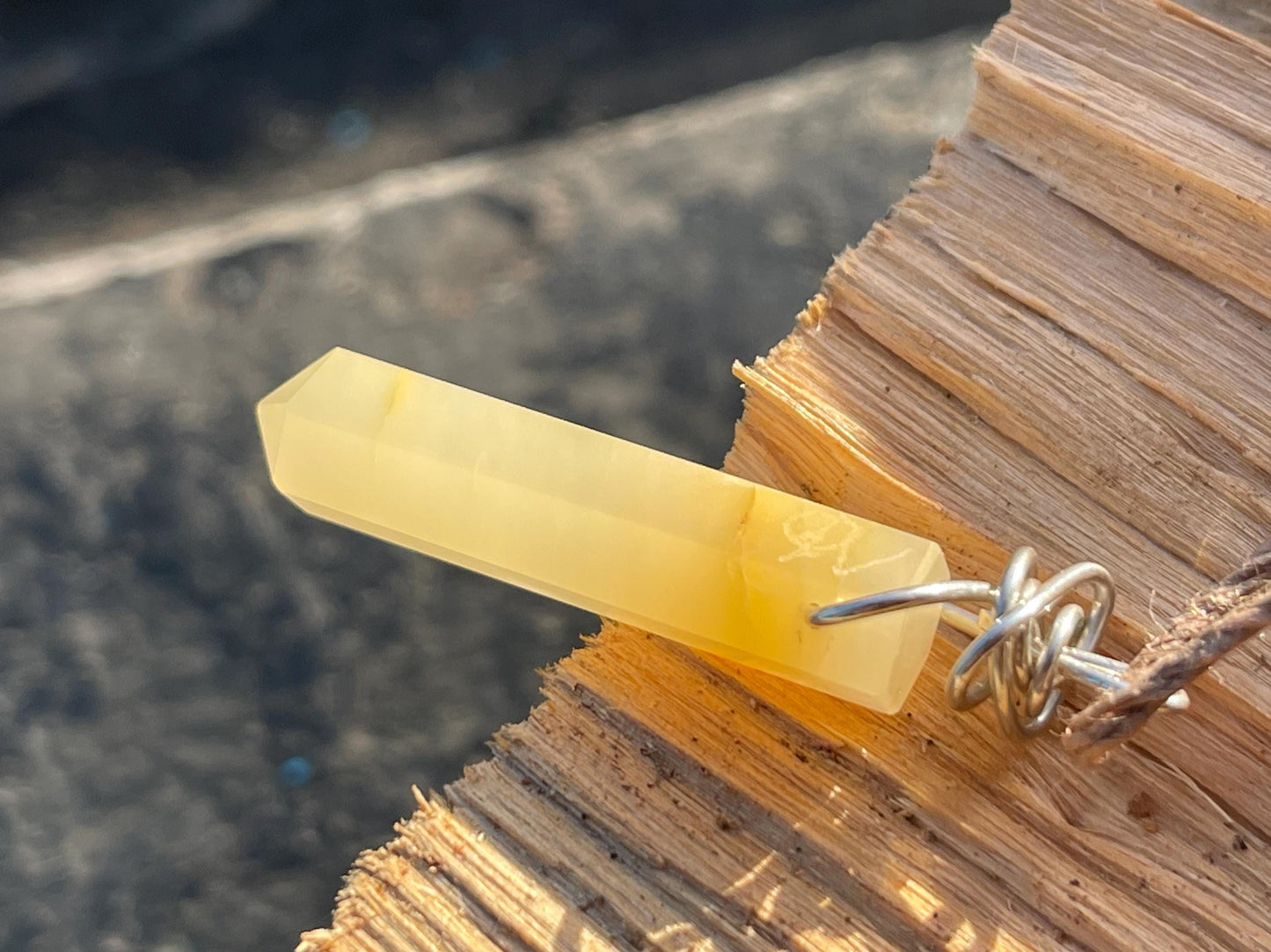 Lemon quartz necklaces, romantic gift for her, smokey quartz pendant, boho pendants, handmade necklace, gift for him, ethical jewellery