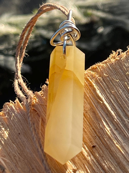 Lemon quartz necklaces, romantic gift for her, smokey quartz pendant, boho pendants, handmade necklace, gift for him, ethical jewellery