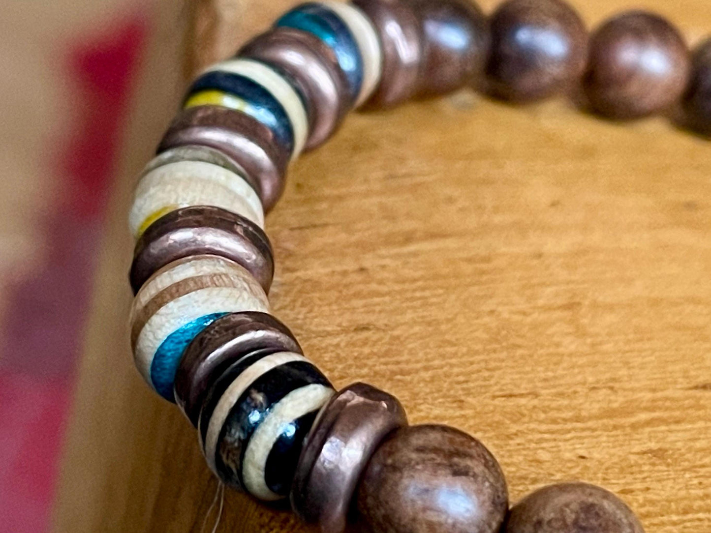 Handmade bracelet made from old skateboards. Skateboard bracelet. Unique gifts for men. Sustainable jewellery. Eco friendly bracelets.