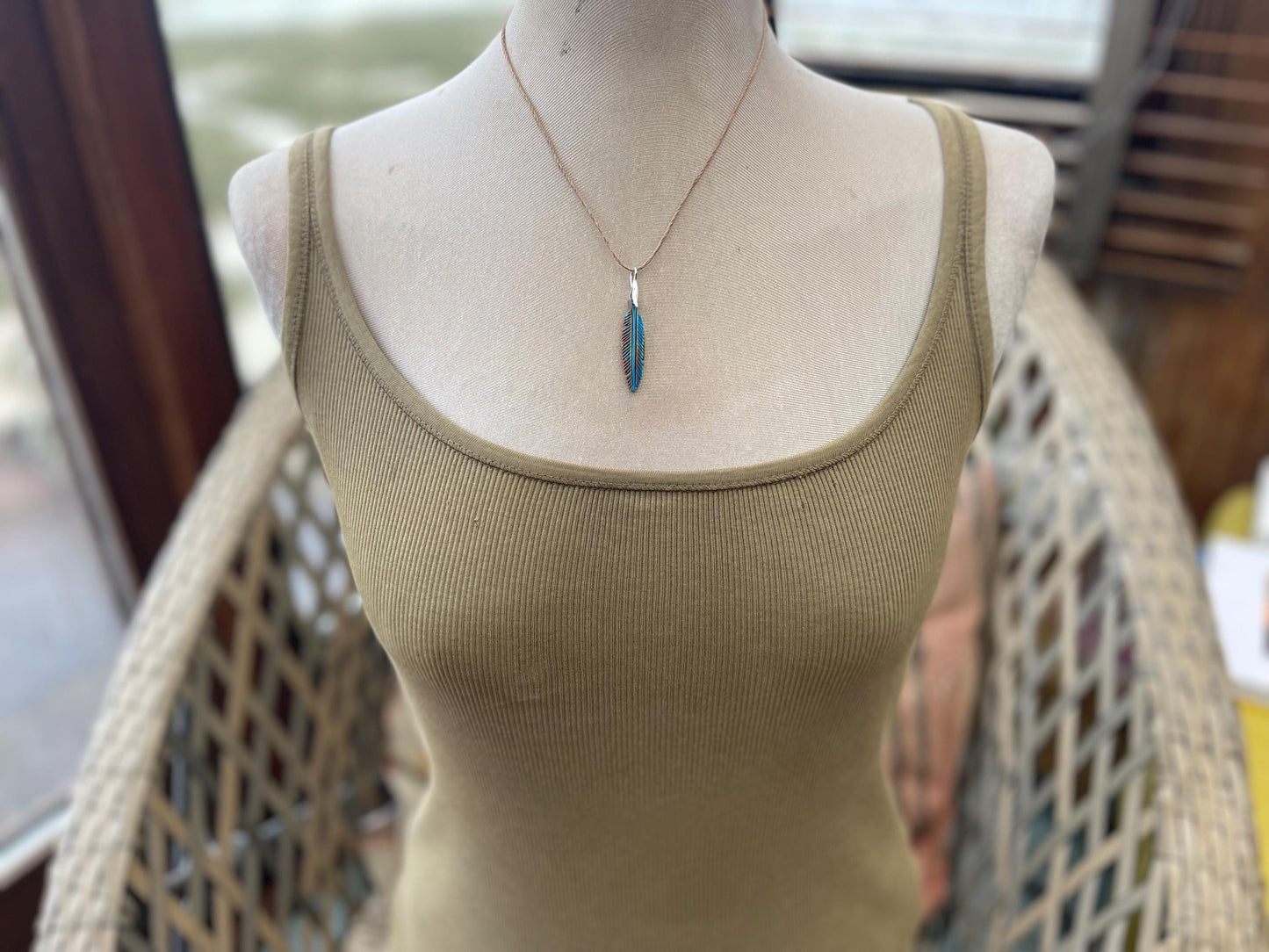 Jasper gemstone necklace. Ethical jewellery, blue gemstone pendant. Stunning unique jewellery. Unique gifts. Unique necklaces. Boho necklace