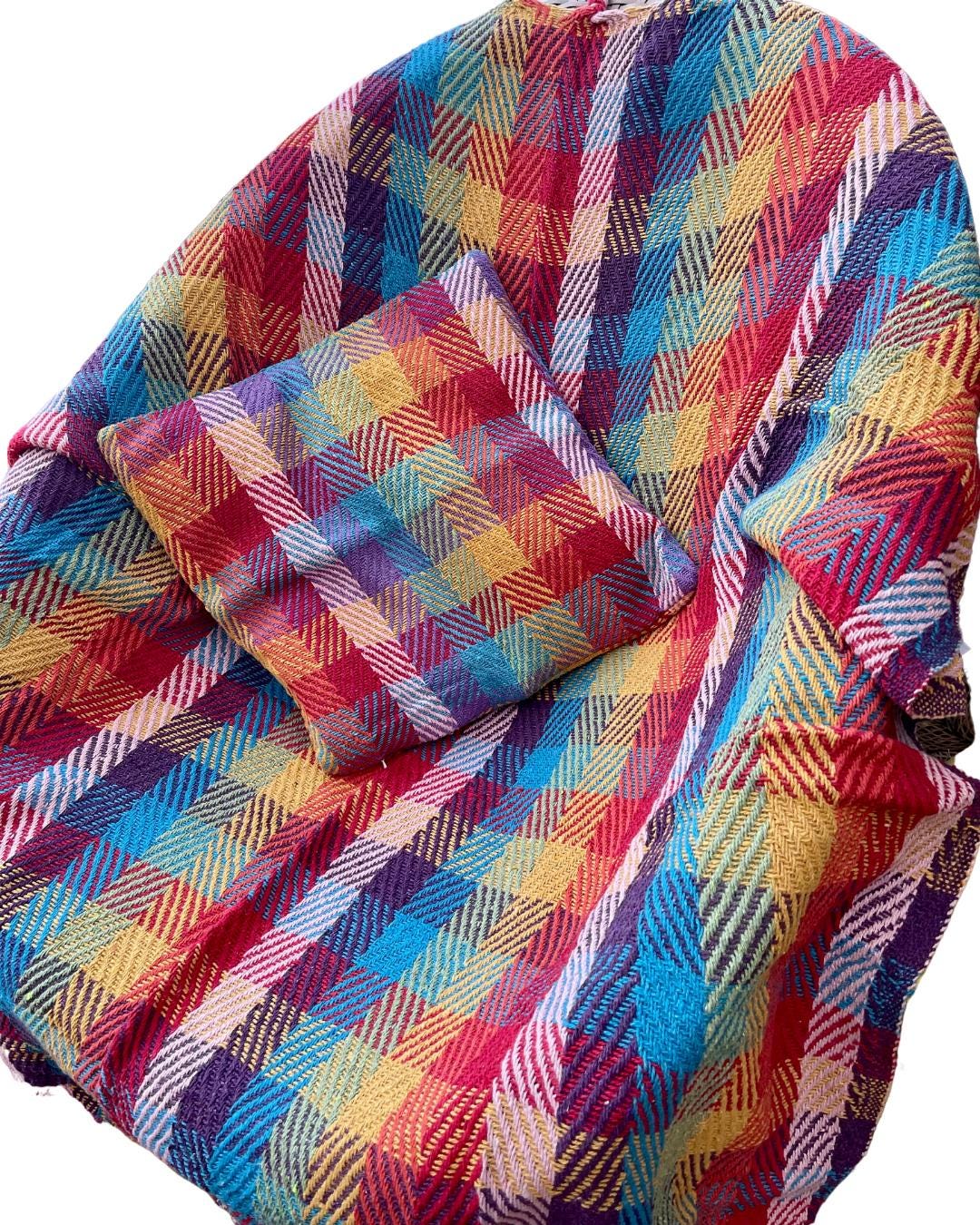 Recycled blankets, colourful blanket, eco friendly throws, colourful throws, sofa throws, boho throws, eco friendly blanket, recycled throw