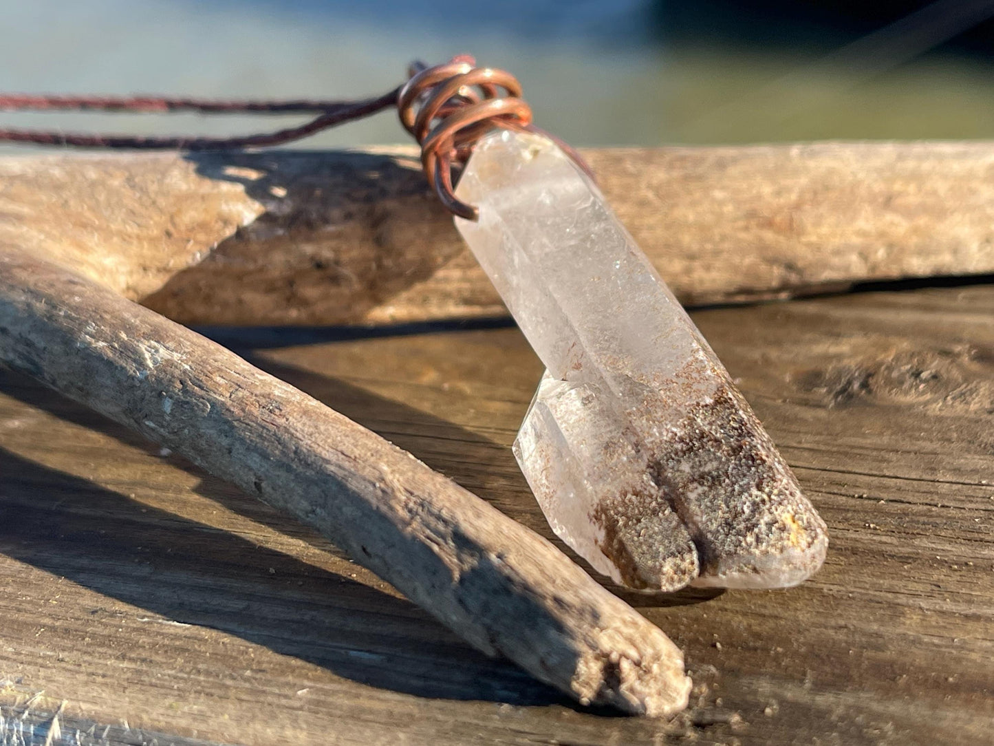 Raw Smokey Quartz Necklace. Unique jewellery. Smokey quartz pendant, boho pendants, handmade necklace, gift for him, ethical jewellery