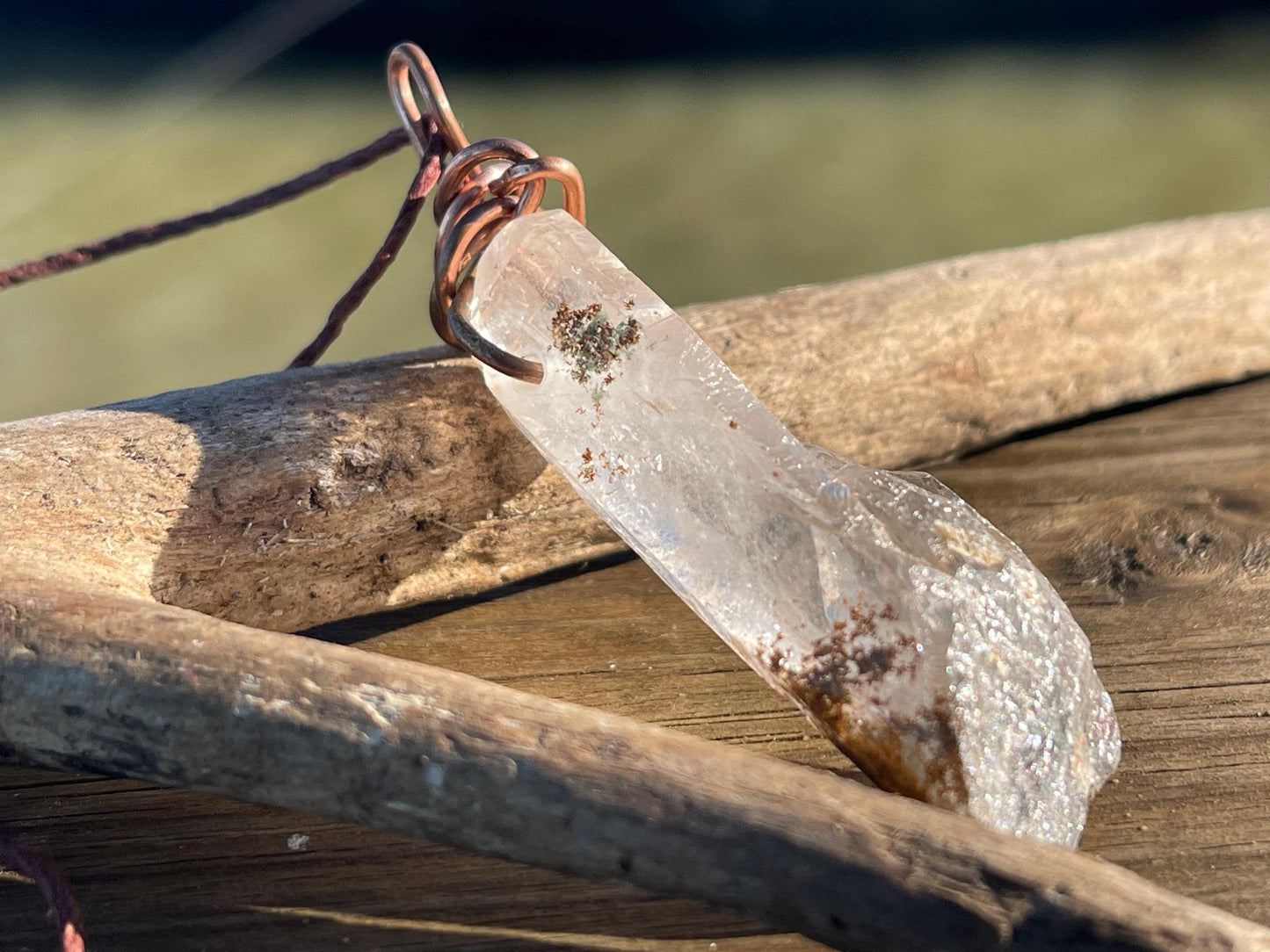 Raw Smokey Quartz Necklace. Unique jewellery. Smokey quartz pendant, boho pendants, handmade necklace, gift for him, ethical jewellery