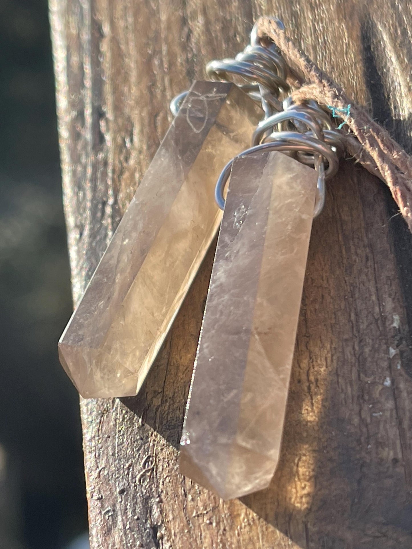 Smokey quartz necklaces, romantic gift for her, smokey quartz pendant, boho pendants, handmade necklace, gift for him, ethical jewellery