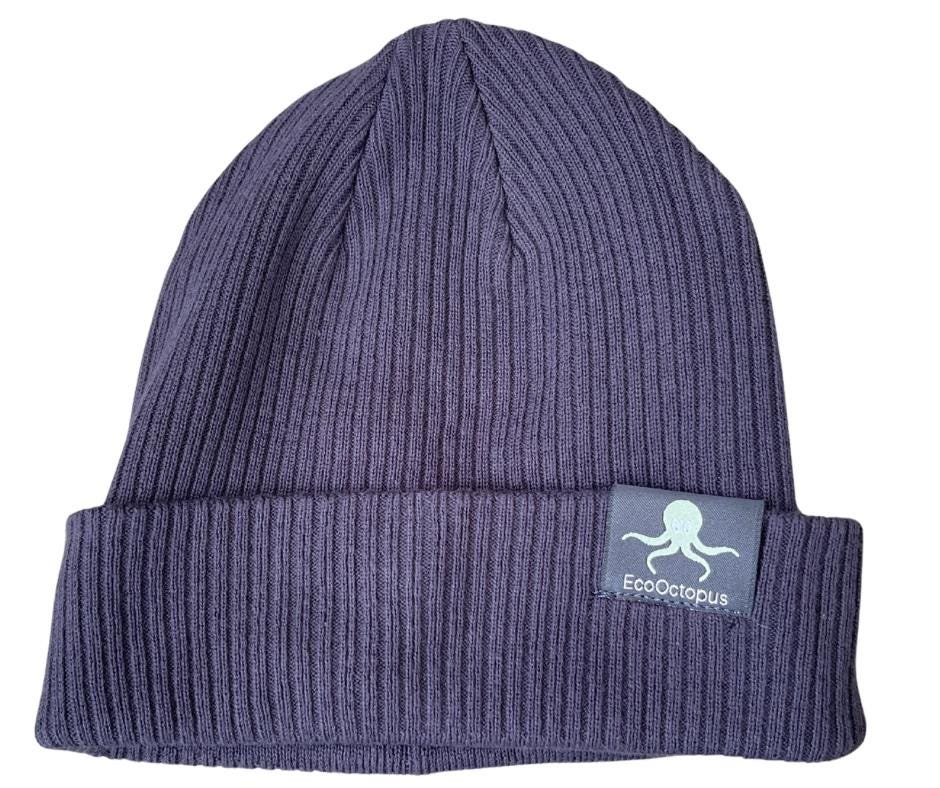 PLUM. Eco friendly beanies. Made with 100% organically grown cotton.