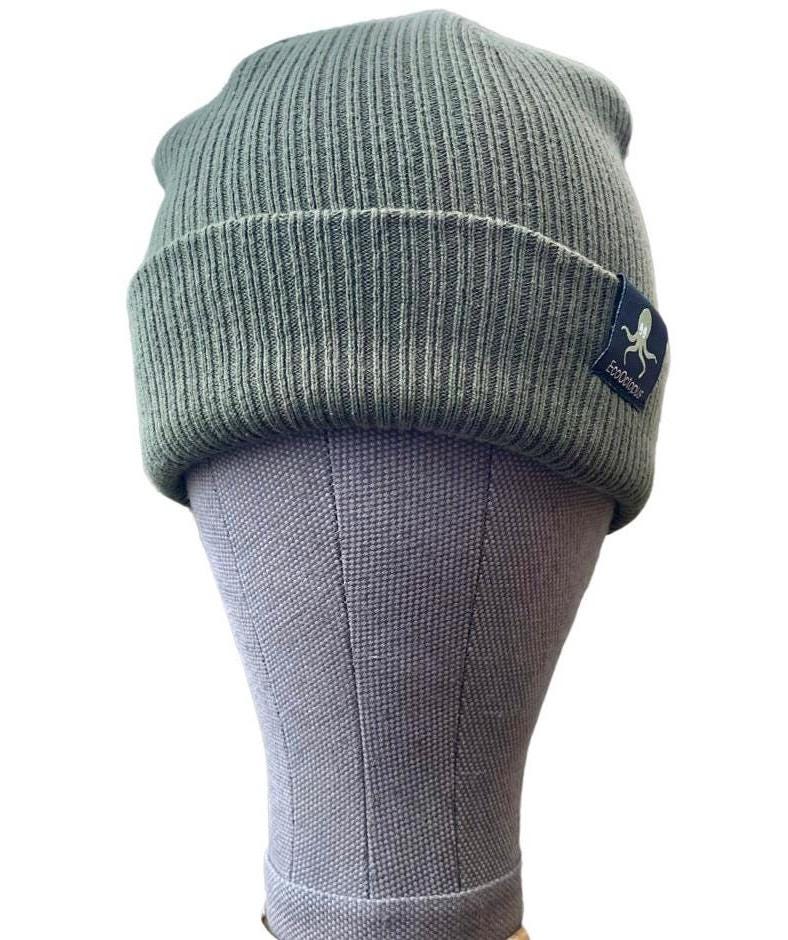 SAGE. Eco friendly beanies. Made with 100% organically grown cotton.