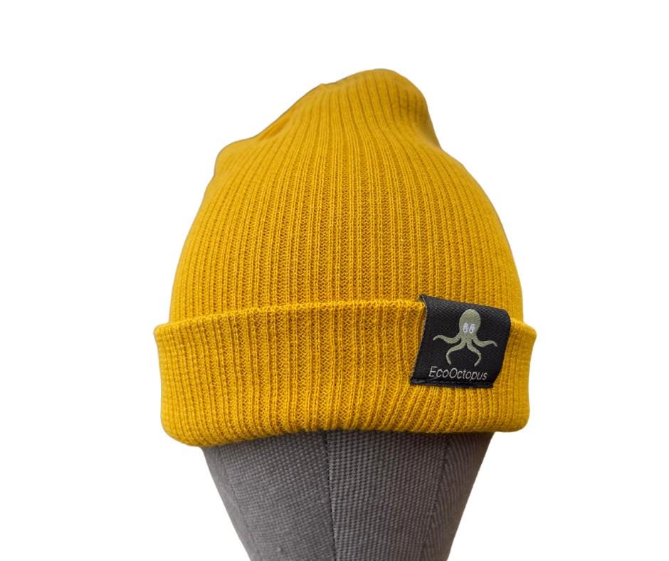 SENF. Umweltfreundliche Beanies. Hergestellt aus 100 % biologisch angebauter Baumwolle.