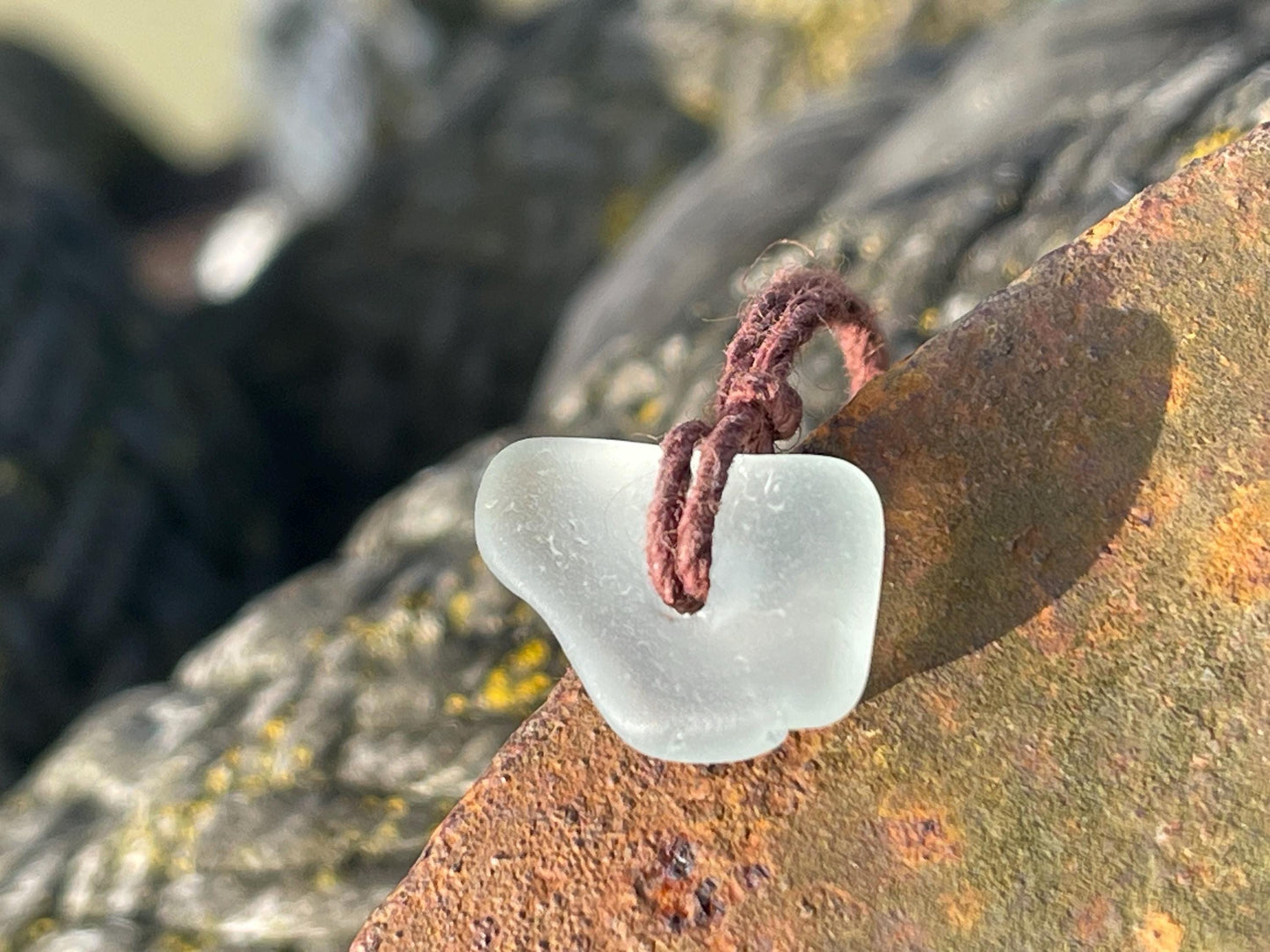 Sea glass pendants, eco friendly necklace, hippy necklace, gift for him, gift for her, recycled necklace, eco friendly jewellery, boho gifts