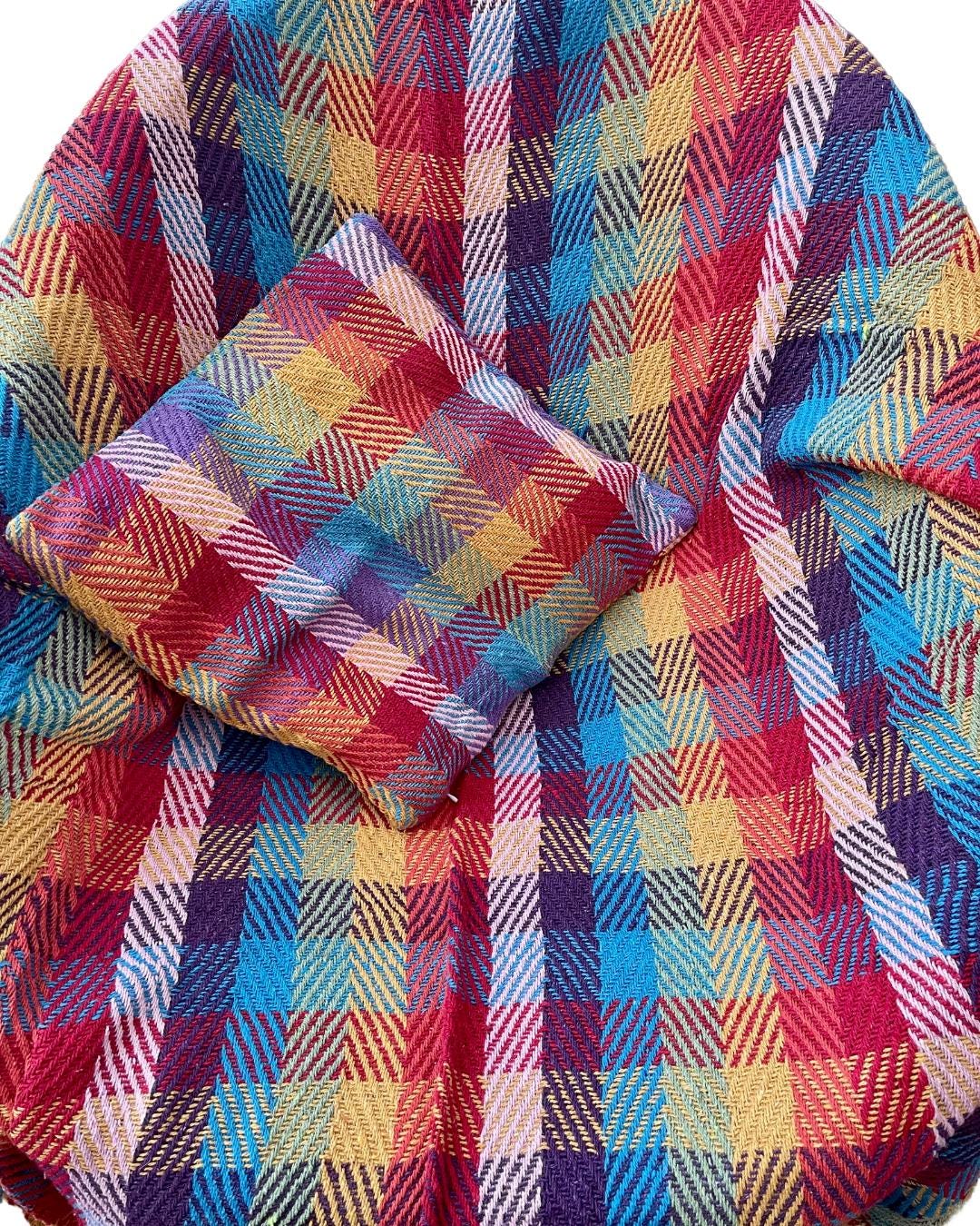 Recycled blankets, colourful blanket, eco friendly throws, colourful throws, sofa throws, boho throws, eco friendly blanket, recycled throw