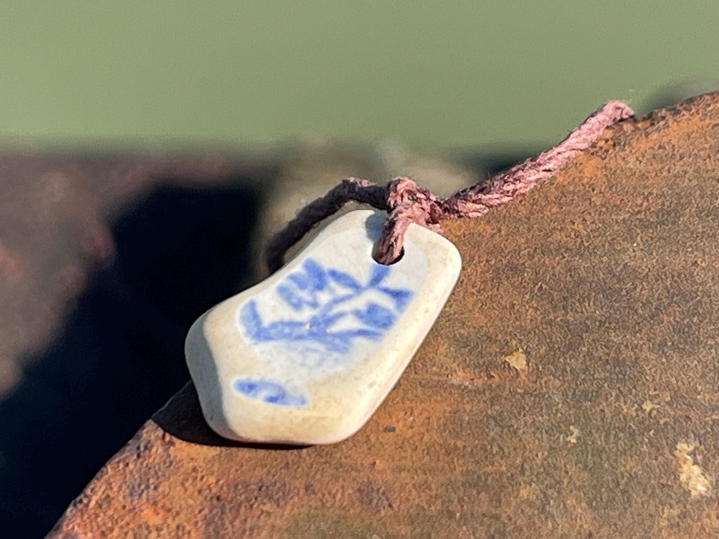 Ethically sourced pottery pendants. Recycled necklace, unique boho gift for her, ethical jewellery, recycled pendants eco friendly jewellery