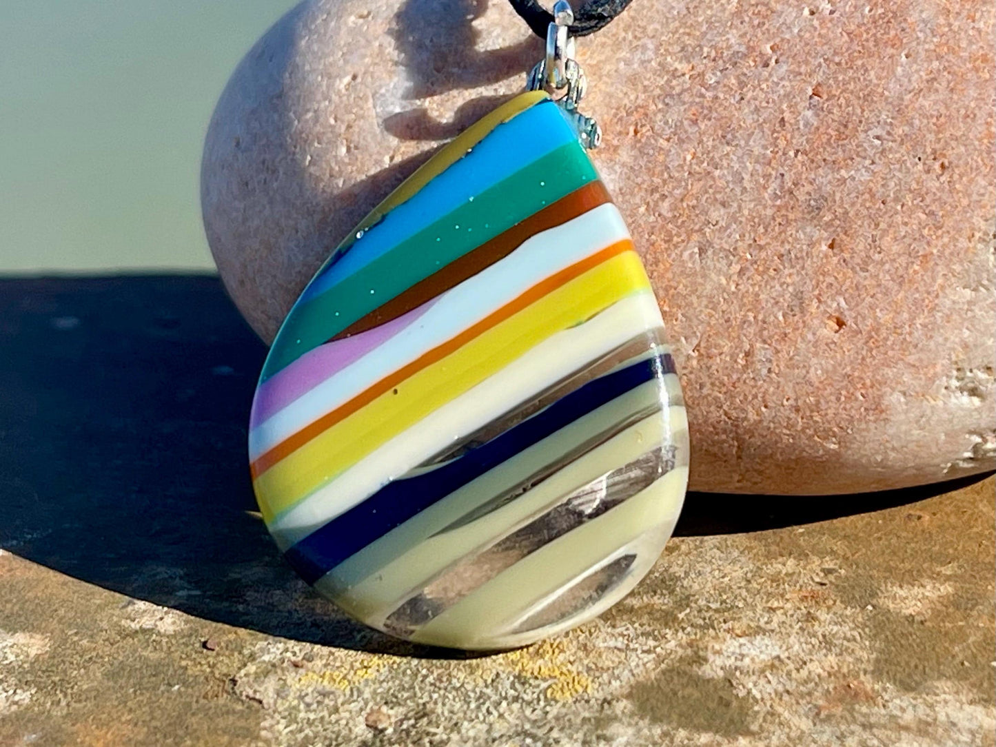 Surfite Pendants. A waste product created when making surfboards. Gift for surfer, unique gifts. Handmade gifts for surfers. Surf necklace.