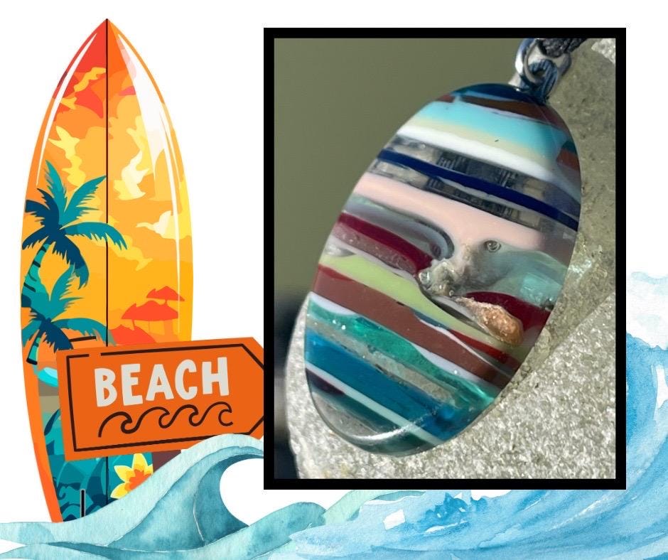 Surfite Pendants. A waste product created when making surfboards. Gift for surfer, unique gifts. Handmade gift for surfers. Eco friendly