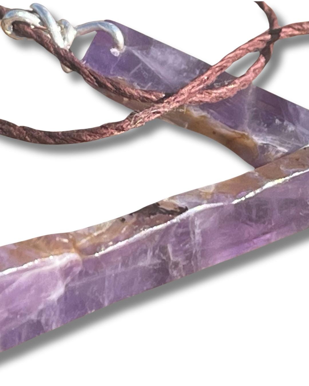Amethyst pendant, amethyst necklace, amethyst jewellery, gift for him, boho handmade necklace,  romantic gift for her, ethical jewellery