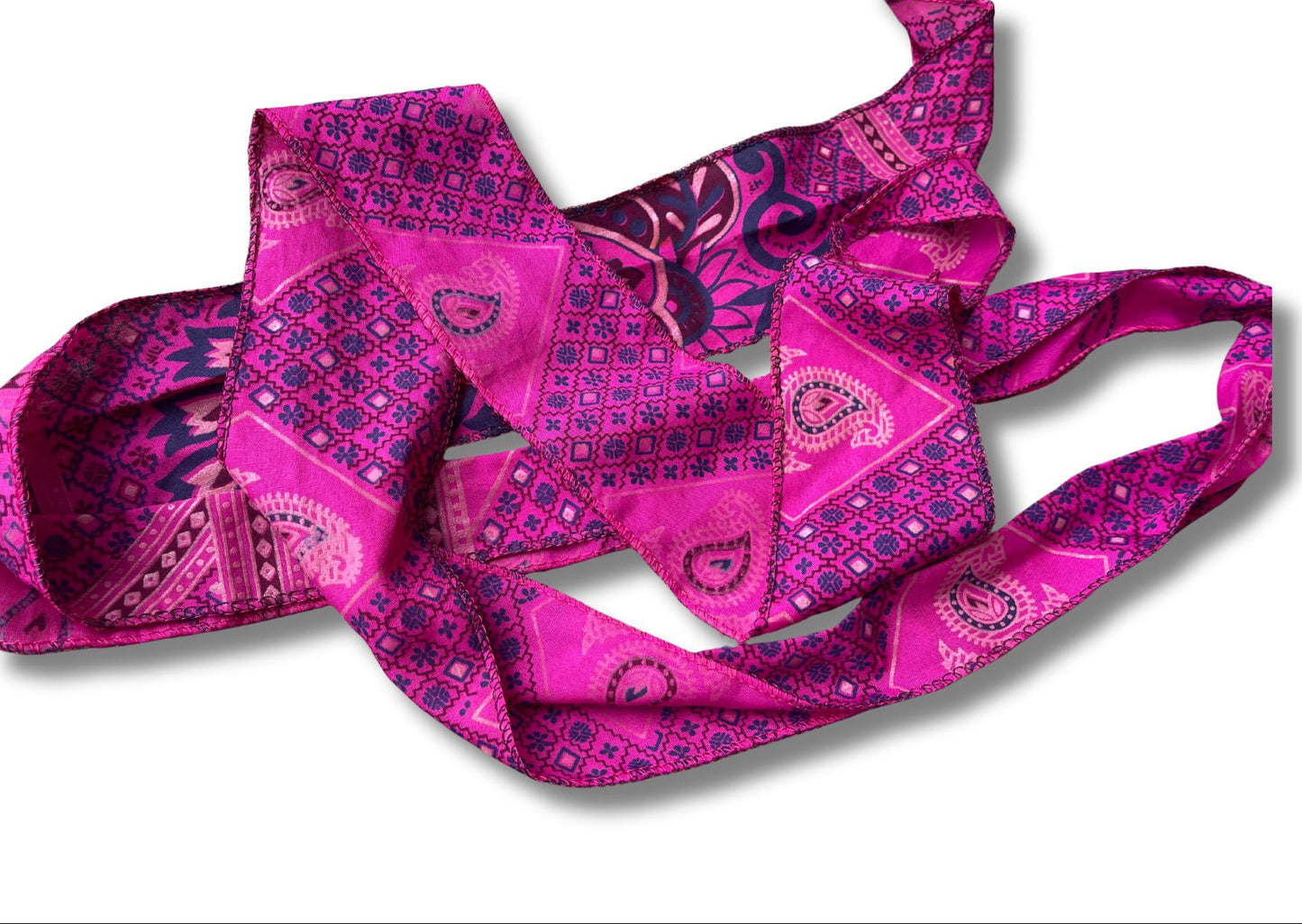 SALE Recycled hair scarves. Also perfect as present ribbons, curtain ties and more. Eco friendly gift ideas.