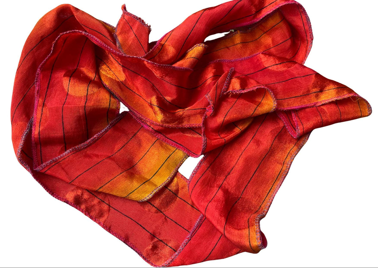 SALE Recycled hair scarves. Also perfect as present ribbons, curtain ties and more. Eco friendly gift ideas.