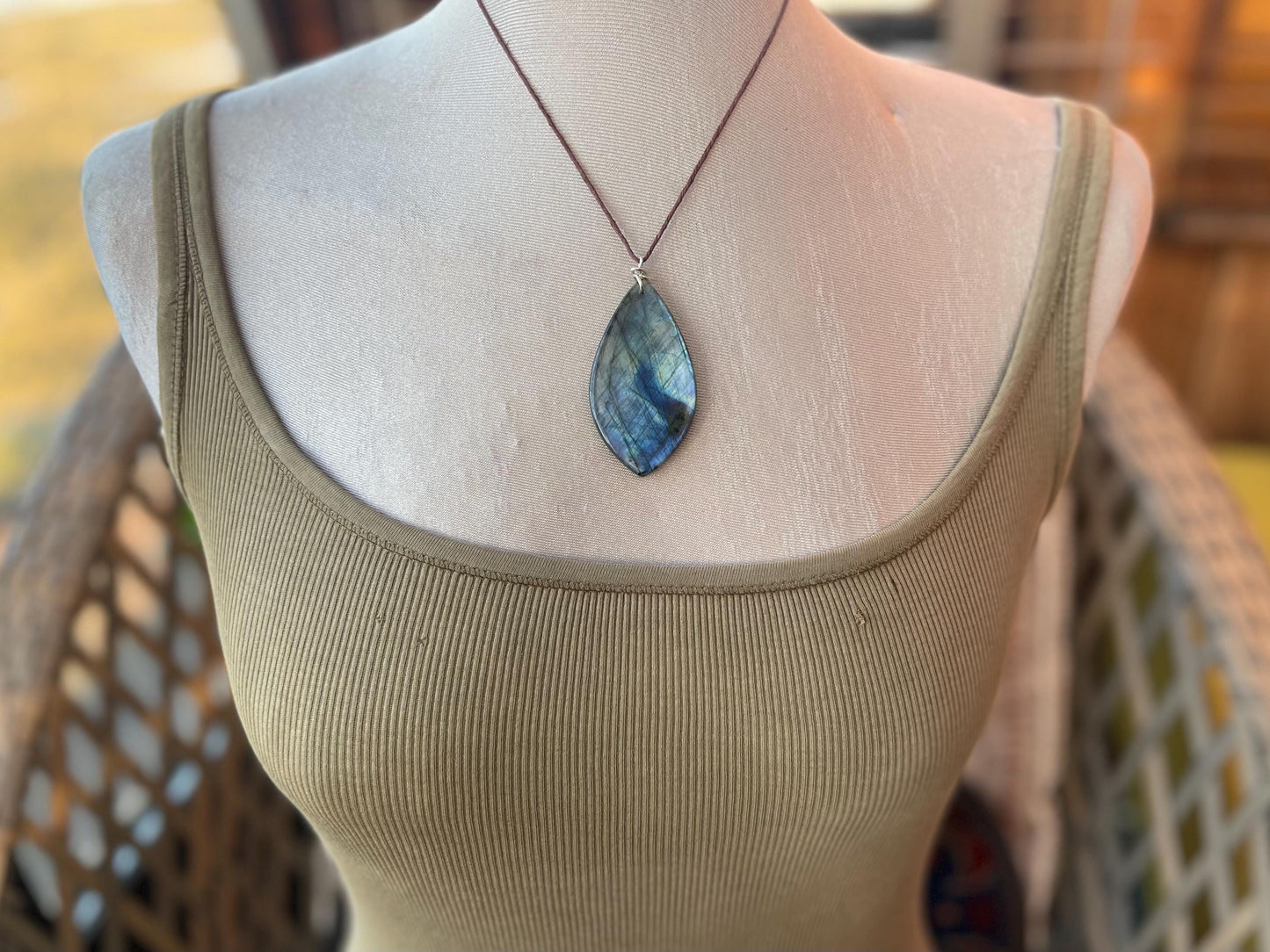 Labradorite necklace, labradorite jewellery, boho gift for her, unusual necklace, ethical jewellery, handmade necklace, labradorite pendant