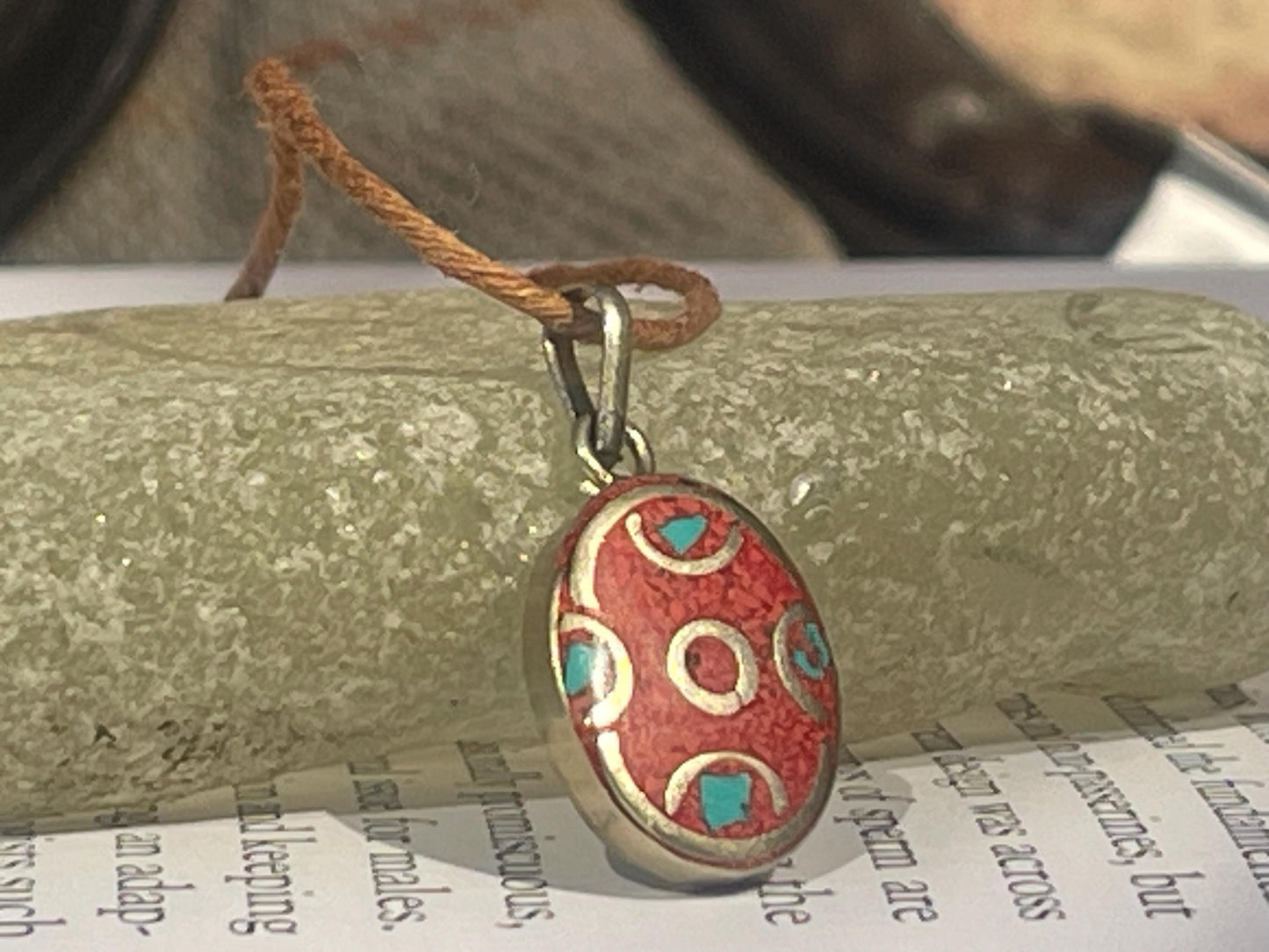 Gypsy jewellery, large red necklace, enamel necklace, vintage jewellery, ethical jewellery, gypsy necklace, boho necklace, large jewellery