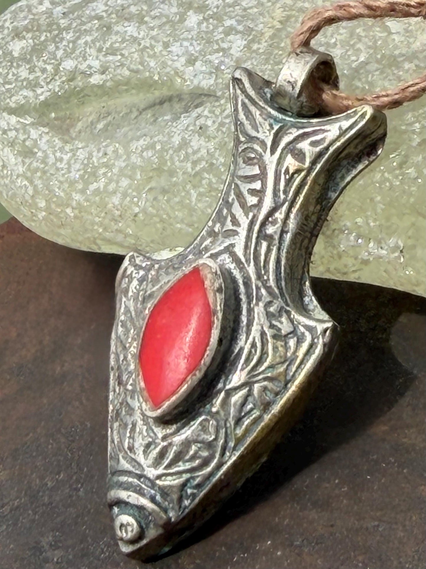 Gypsy jewellery, fish necklace, eco friendly jewellery, vintage jewellery, ethical jewellery, fish pendant, boho necklace, unique necklace