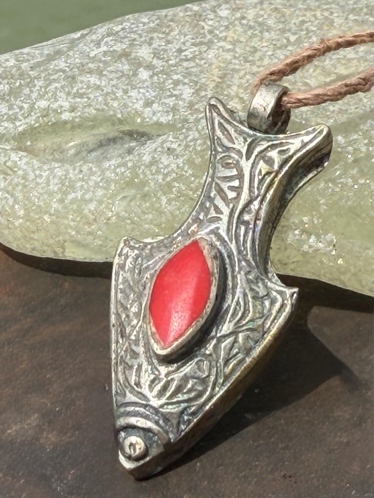 Gypsy jewellery, fish necklace, eco friendly jewellery, vintage jewellery, ethical jewellery, fish pendant, boho necklace, unique necklace