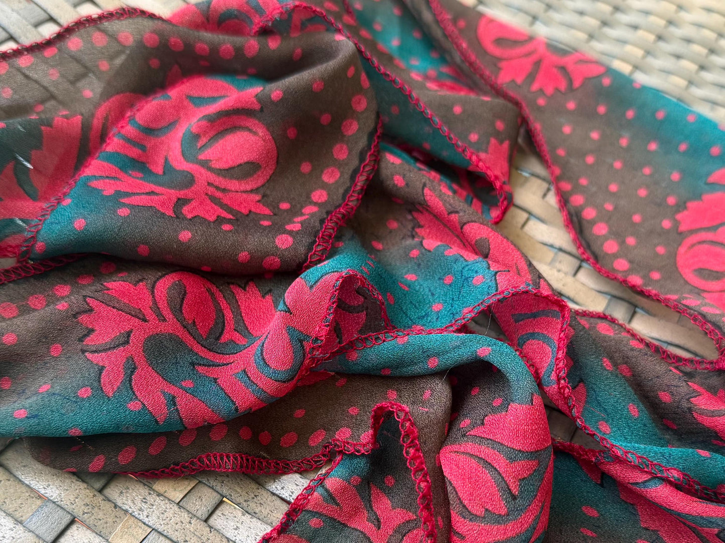SALE Recycled hair scarves, eco friendly hair wraps, ethical gift for her, boho hairband, light scarf, handmade hairband, boho handmade hair