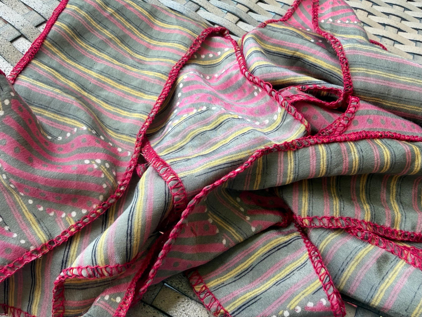 SALE Recycled hair scarves. Also perfect as present ribbons, curtain ties and more. Eco friendly gift ideas.