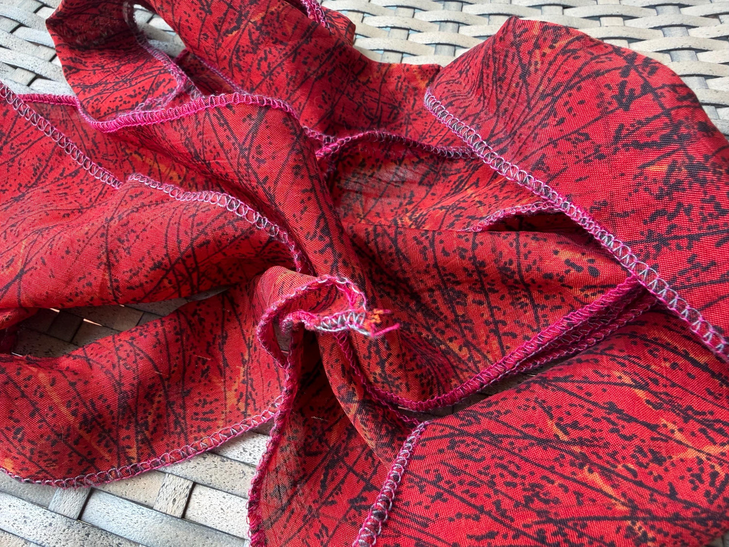 SALE Recycled head scarves, hair bands, eco friendly hair wrap, boho hair accessories, eco friendly gift for her, handmade hair ties