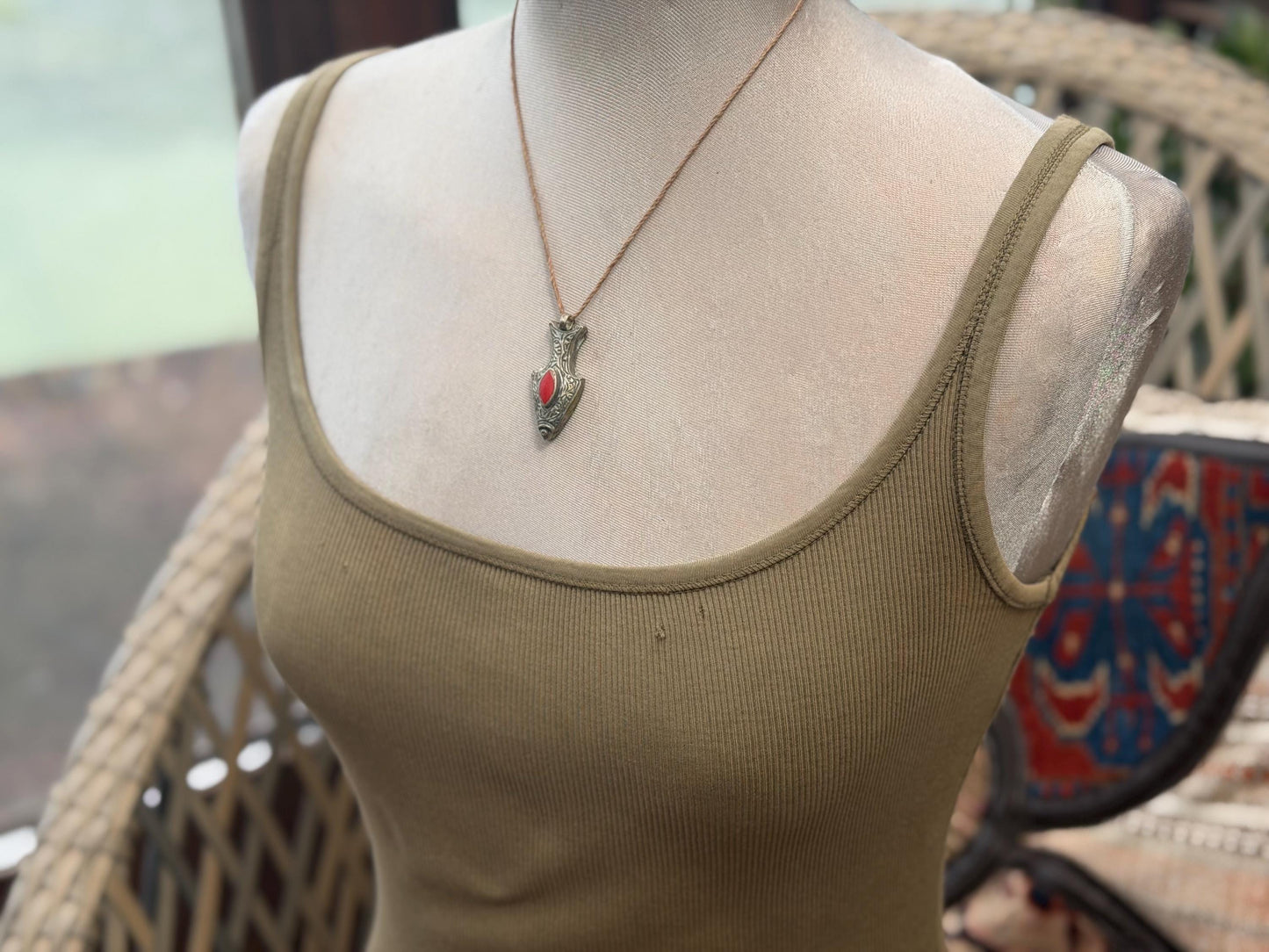 Gypsy jewellery, fish necklace, eco friendly jewellery, vintage jewellery, ethical jewellery, fish pendant, boho necklace, unique necklace
